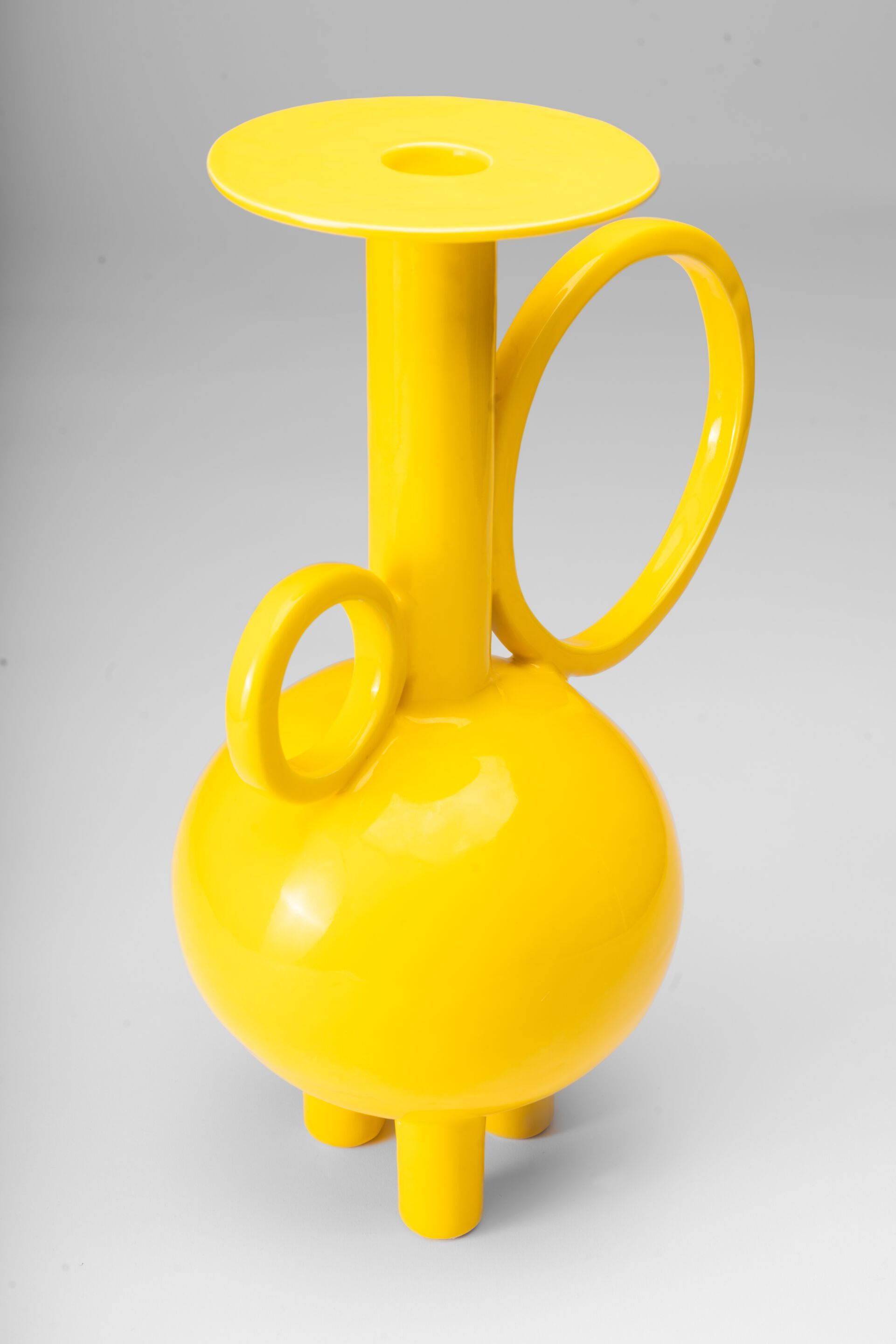 Керамическая ваза ручной работы Paolo Santangelo картезианская ARCH-00092341 - Вид №2