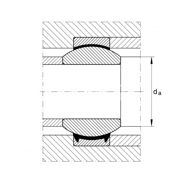 IS1777 Подшипник GE20 C ISKRA  - Вид №2
