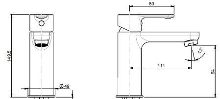 Rubinetterie Frattini Смеситель для раковины, однорычажный, сливной Mocca sun-id-1479114 - Вид №1