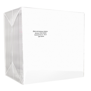 N304 Veiro Салфетки столовые и сервировочные Veiro Premium N304 33х33 1-слойные 7 пачек по 100 листов белый