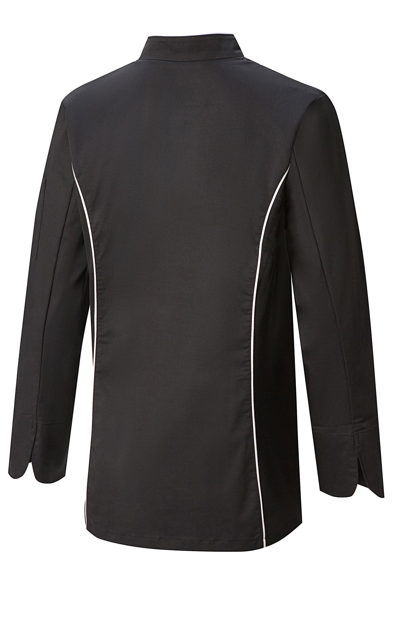 67681 Китель поварской женский цвет black (черный) RICON  Одежда для поваров  размер 44 (S)  - Вид №2