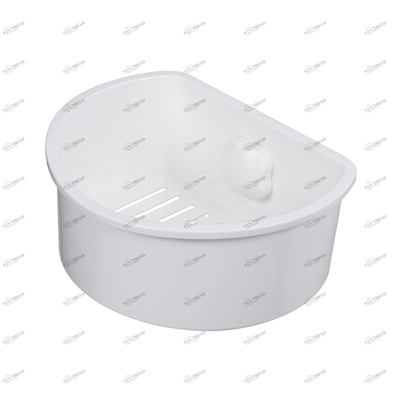 Полочка овальная одноэтажная Grampus ПЛАСТИК GR7325