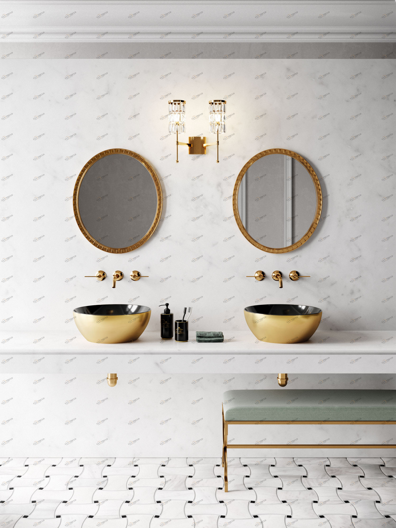 885151 Накладная раковина на столешницу  овальная GSI ceramica 