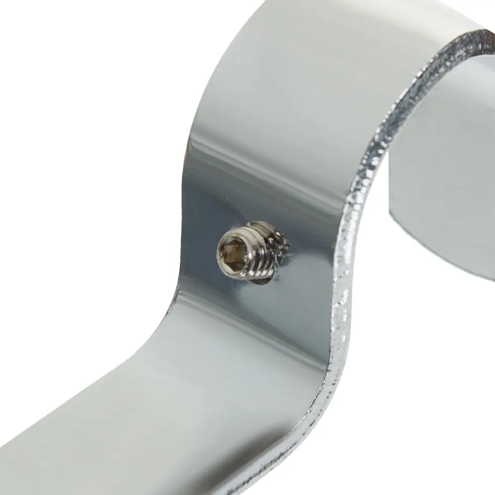 Держатель однорядный простой 8,5 см цвет хром INSPIRE STLM-2157996 - Вид №2