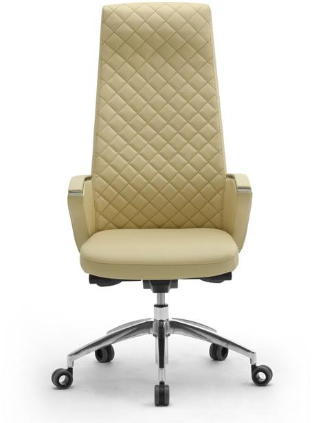 Leyform Поворотное кожаное кресло руководителя с подлокотниками  2600  - Вид №1