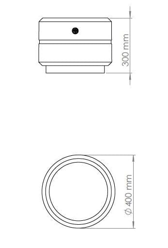 Бетонный круглый низкий плантатор ENCHO ENCHEV - ETE 19/23 ARCH-00048483 - Вид №12
