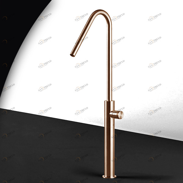 Смеситель для раковины HIRO HIR7R розовое золото Radomonte