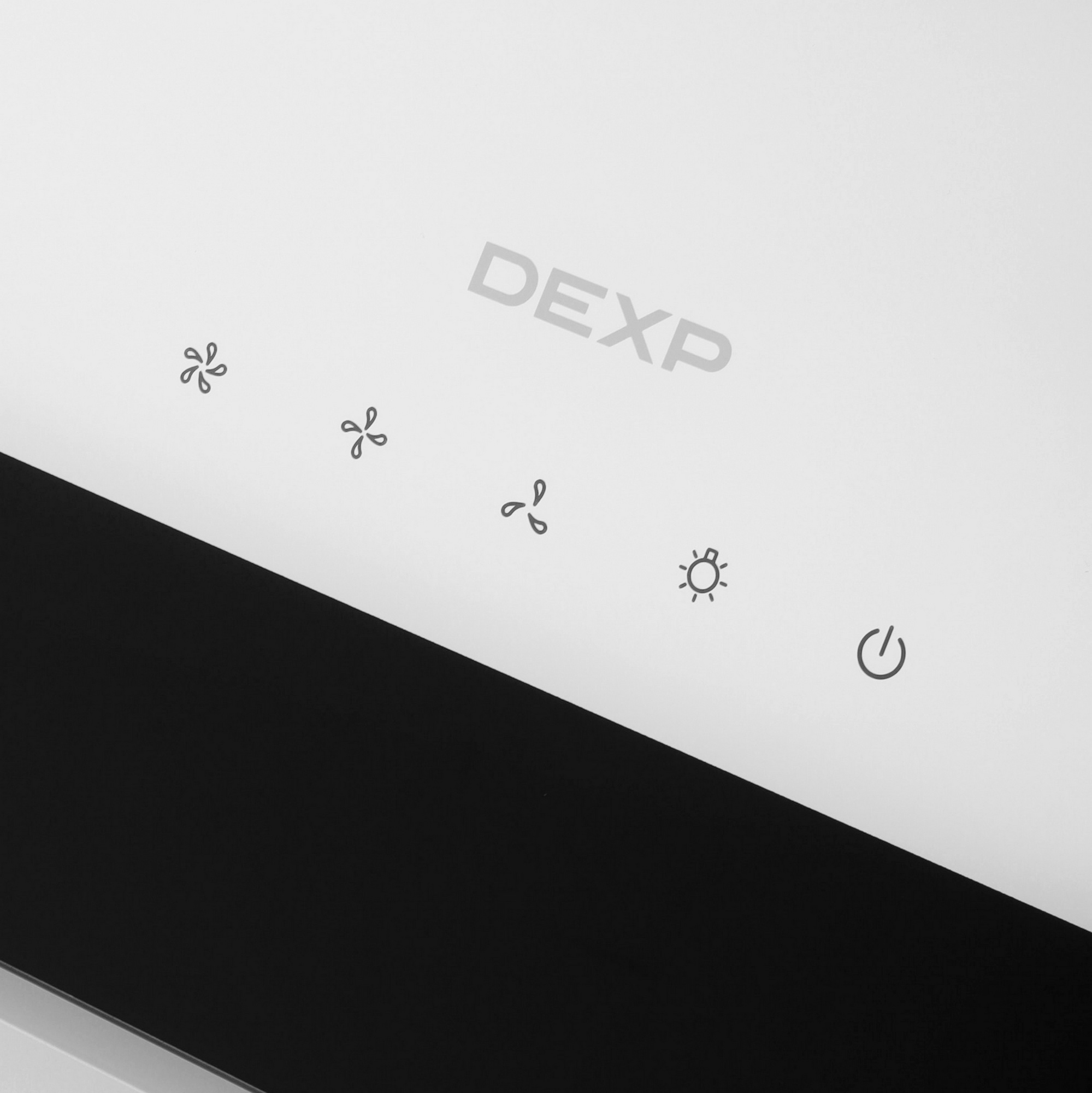 9202368 Вытяжка наклонная DEXP FD01BW белый/черный STDN-0014659 - Вид №5