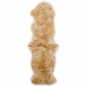 11600167 Шкура овечья двойная 1.85x0.6 м цвет палевый