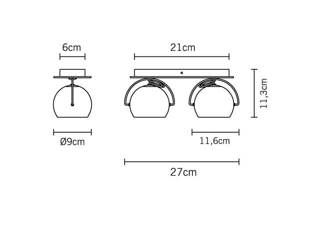 Регулируемый настенный светильник Fabbian Beluga Steel ARCH-00090463 - Вид №4