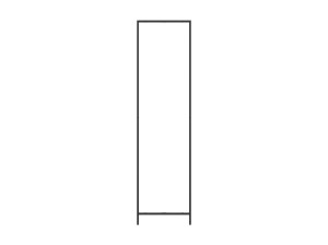 Стальная напольная вешалка с порошковым покрытием