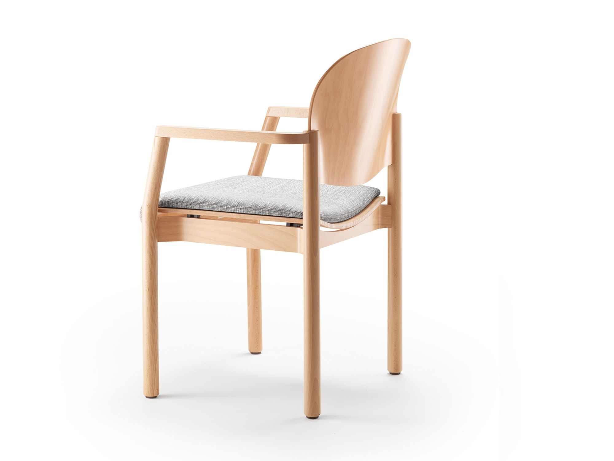Мягкий штабелируемый стул с подлокотниками SCHNEEWEISS interior Елена ARCH-00050810 - Вид №1
