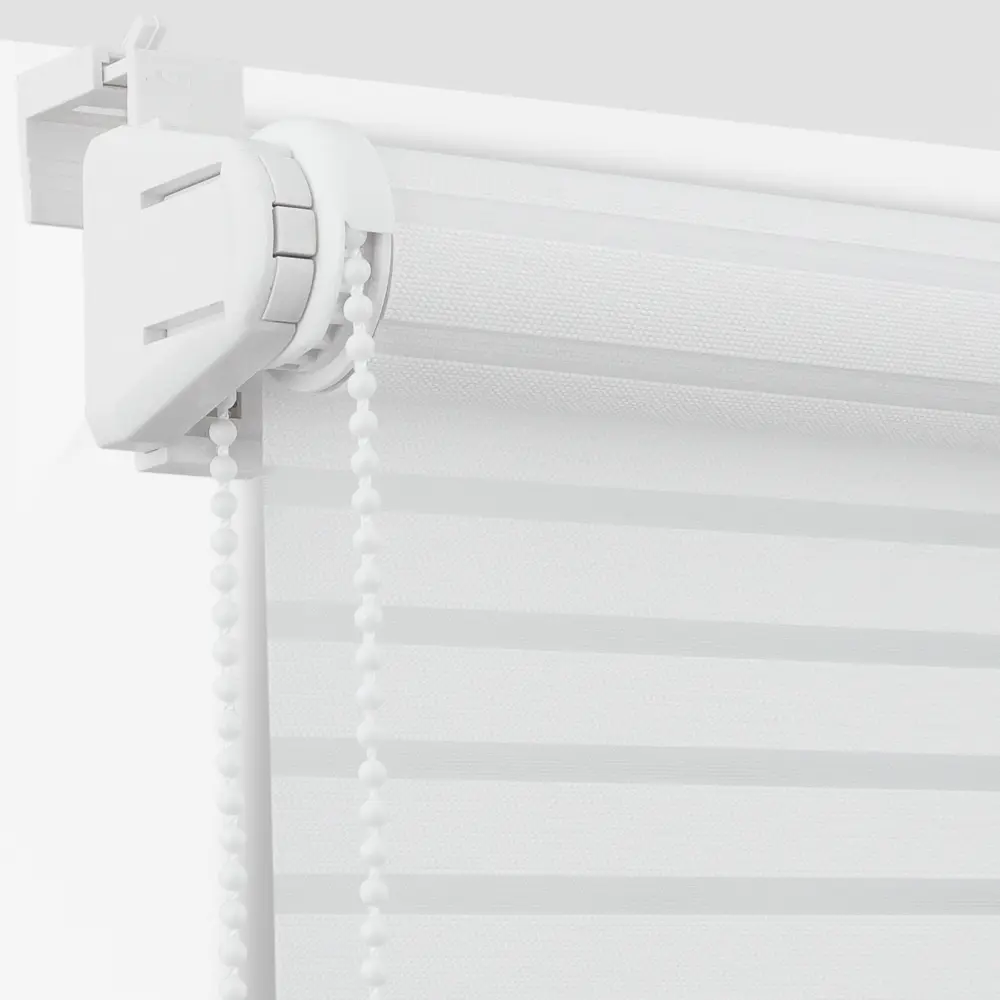 Штора рулонная «Полосы», 100х160 см, цвет белый GARDEN Дизайнерский STLM-2092812 - Вид №1