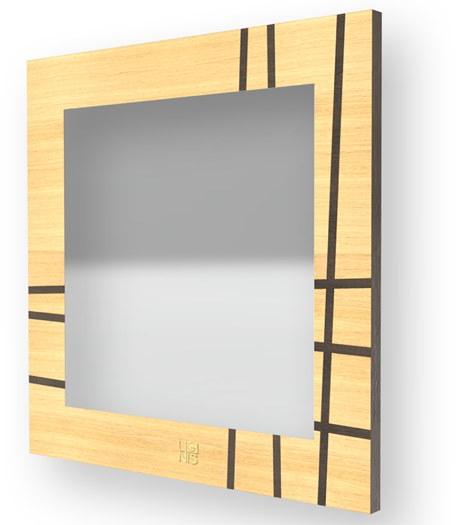 LIGNIS® Квадратное настенное зеркало в раме Dolcevita lines 12.032 - Вид №1