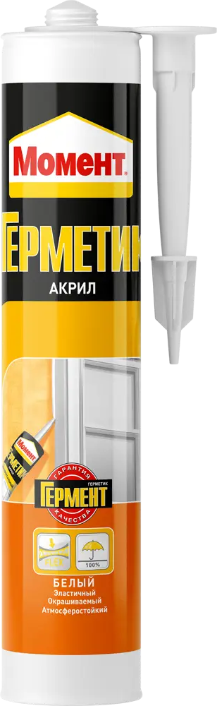Герметик акриловый MOMENT для швов и трещин 420 г 84871628