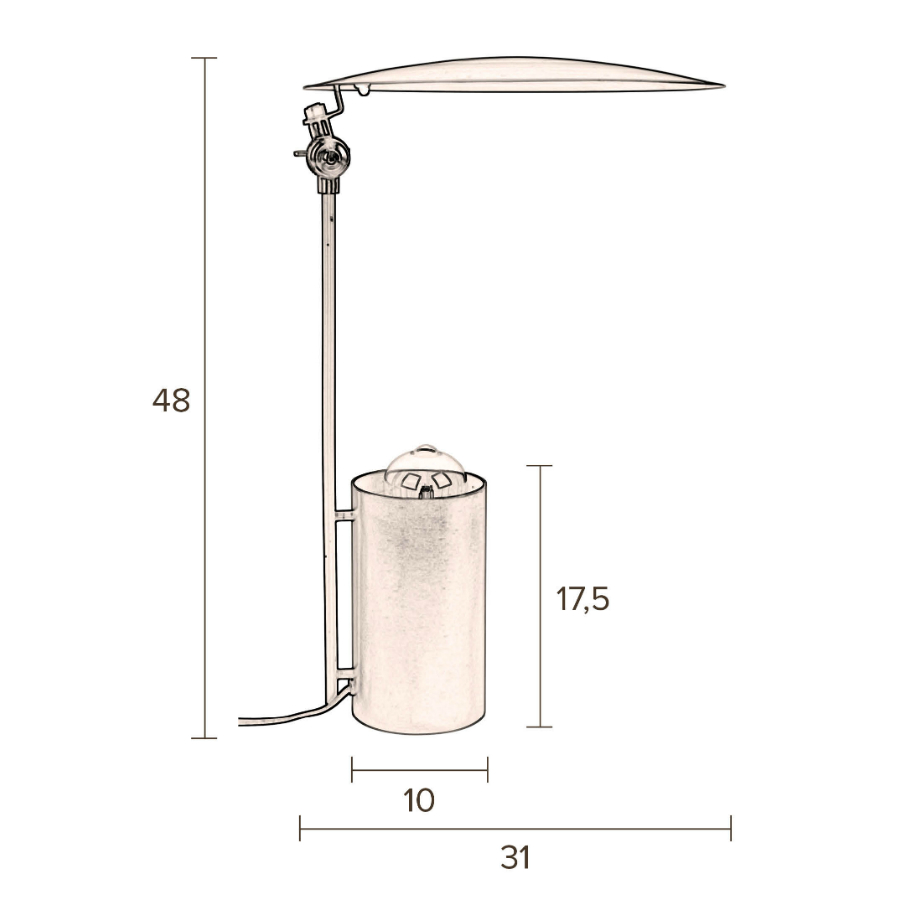 Лампа настольная Julius Dutchbone 5200060 - Вид №10