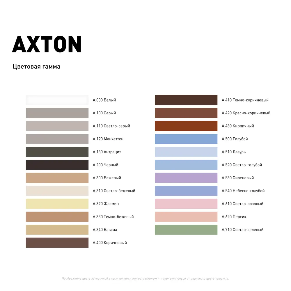 Цементная затирка Axton А710 для плитки и камня, светло-зеленая 2 кг 82403022 STLM-0026655 - Вид №4