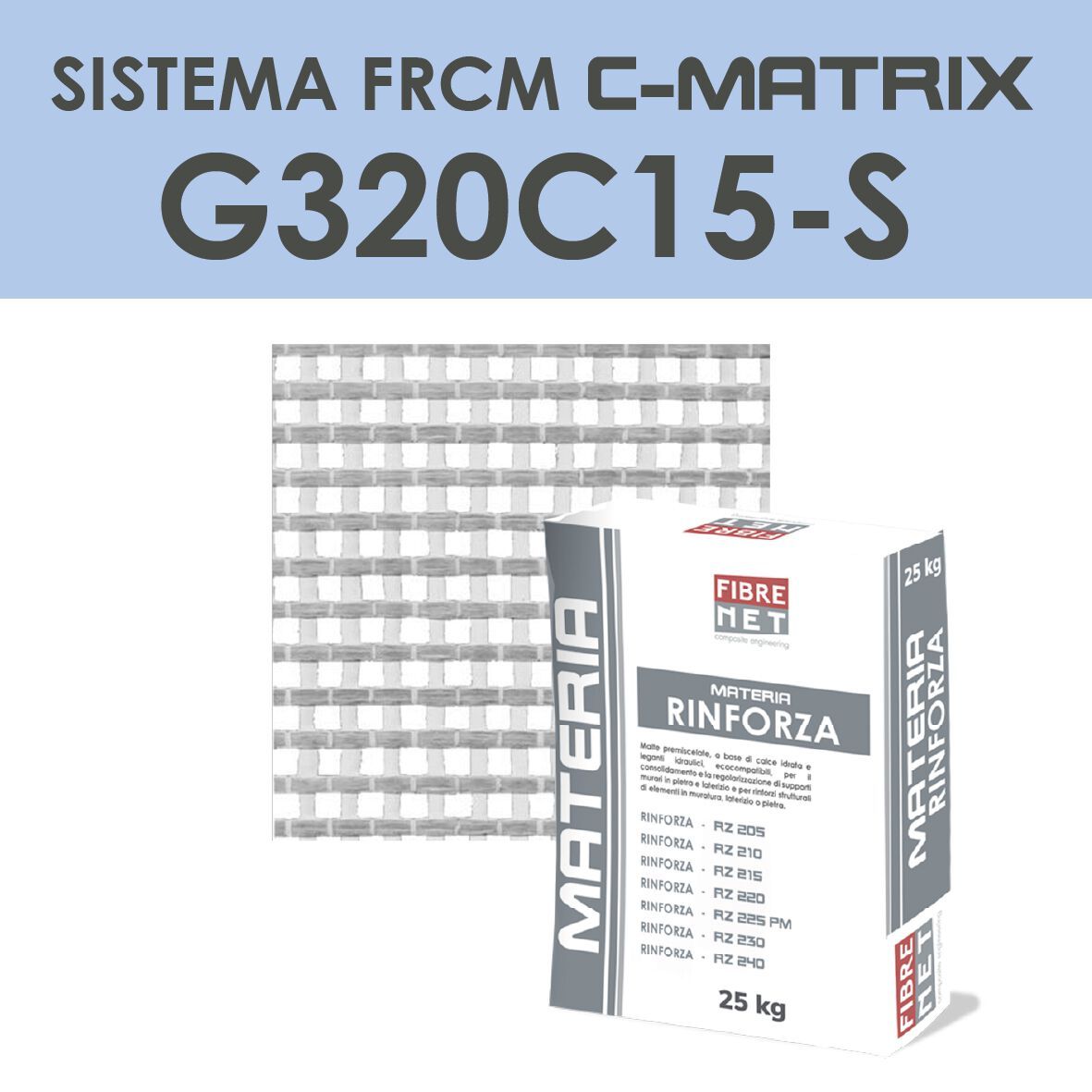 Система армирования FRCM Fibre Net C-MATRIX ARCH-00072178 - Вид №1