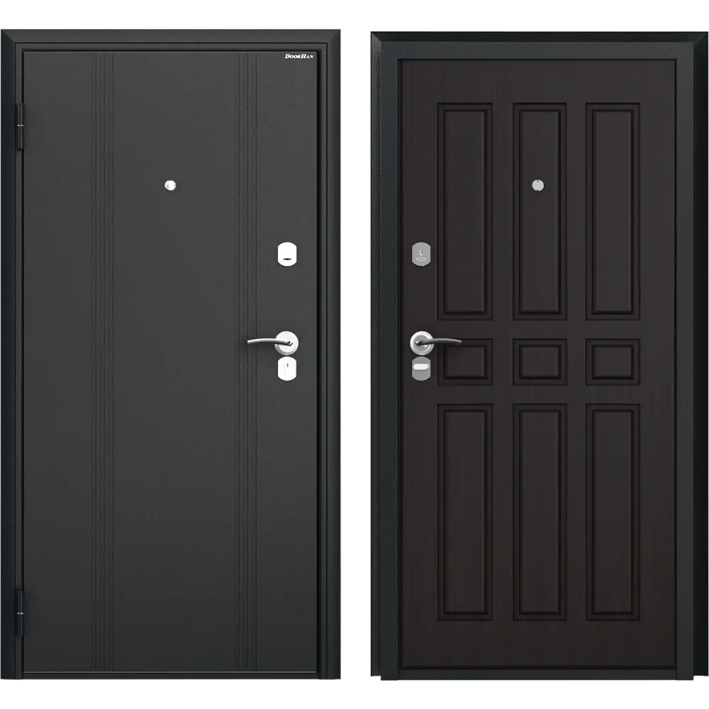 Дверь входная металлическая Оптим 98x205 см левая венге DOORHAN STLM-2188381