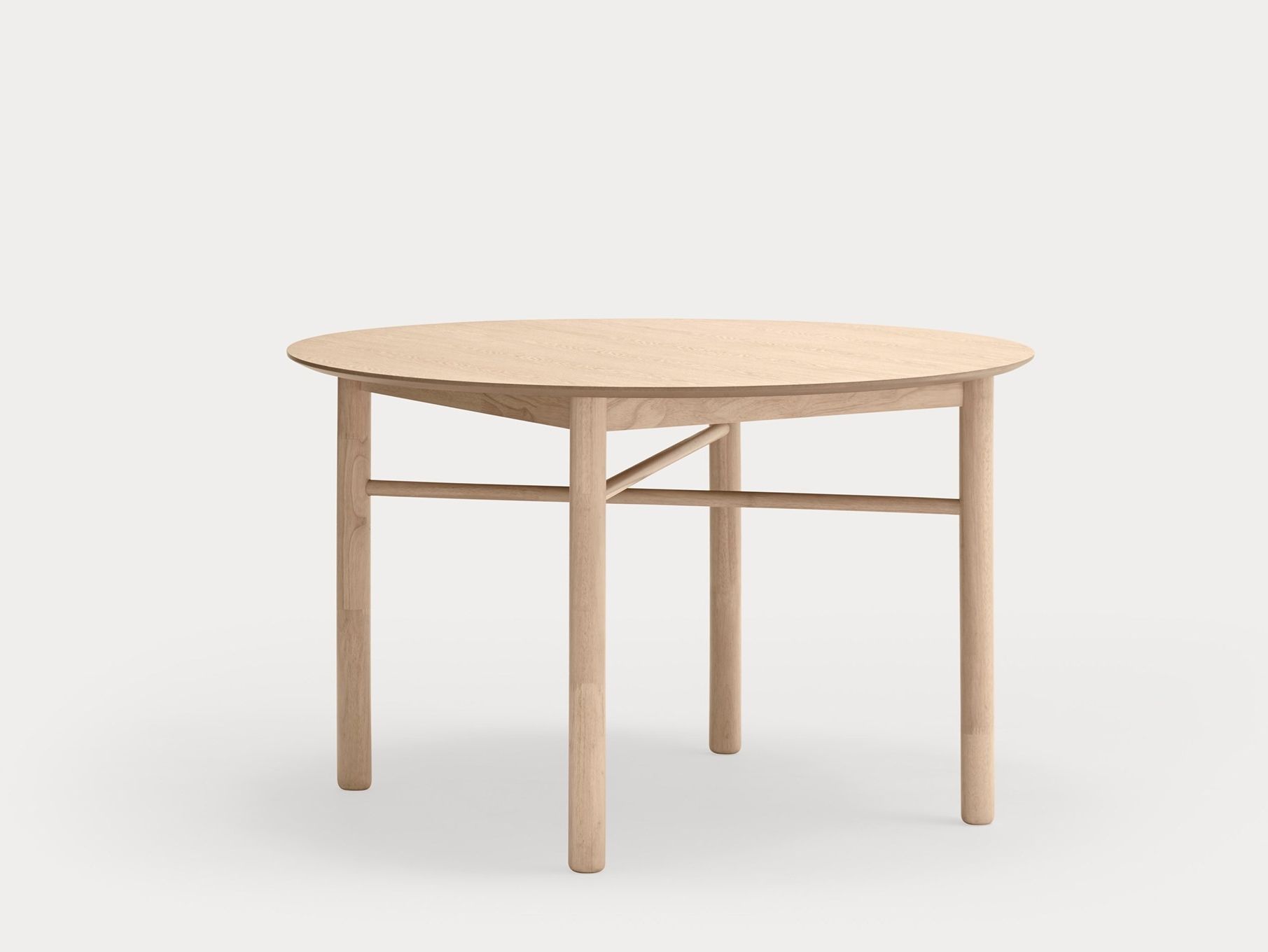 Круглый стол из шпона и каучукового дерева TEULAT Junco ARCH-00046431 - Вид №6