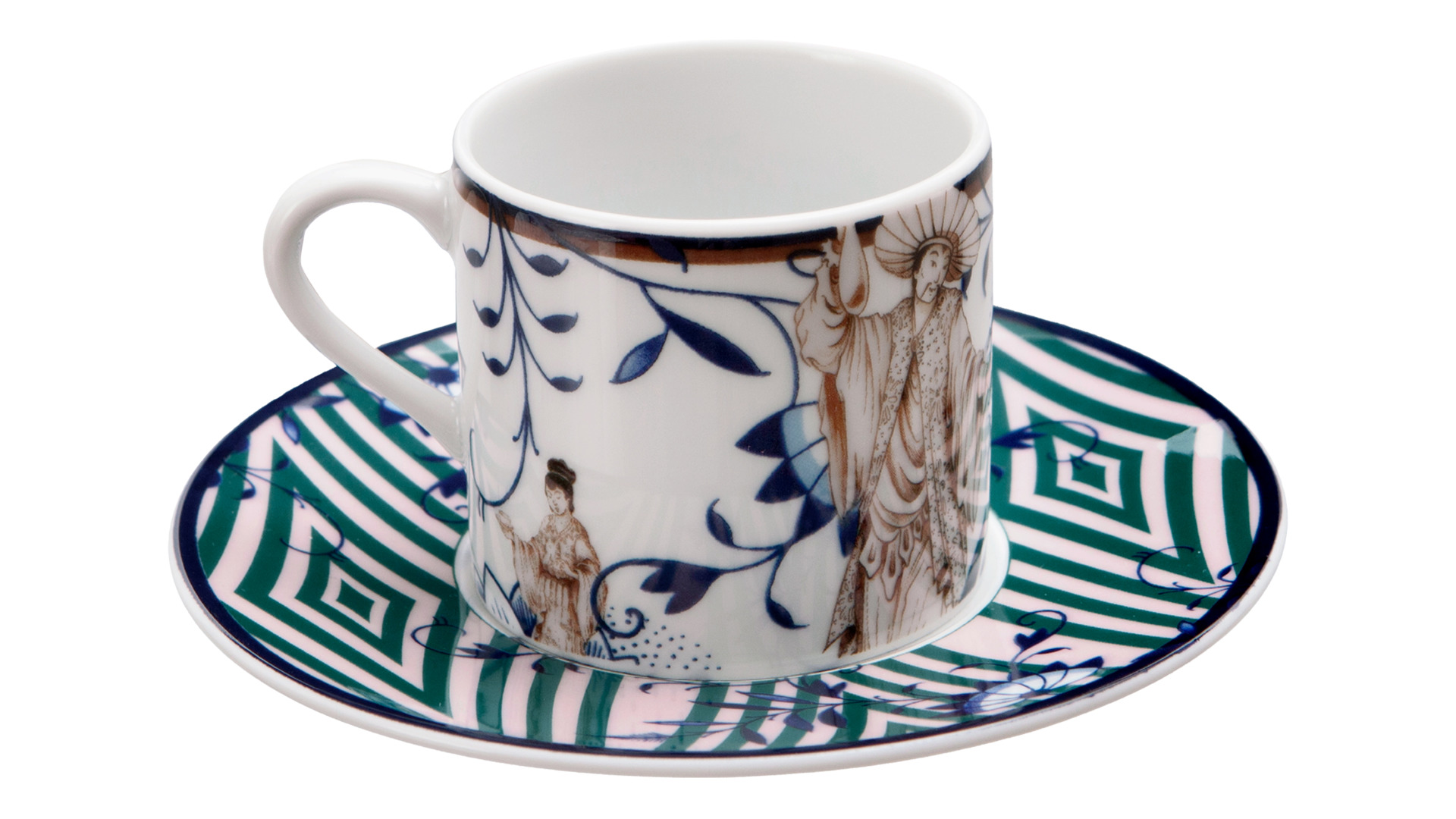 10663832 Meissen Чашка для эспрессо Meissen "Коллаж. Благородный Китай" 50мл, п/к Фарфор  - Вид №1