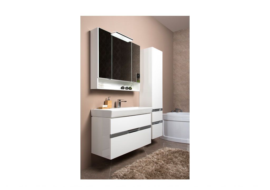 Тумба с раковиной Aquanet Виго 120 белый 0018340400168782 - Вид №7