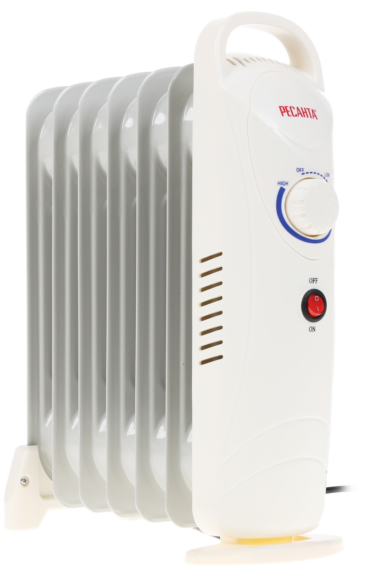 1076913 Масляный обогреватель Ресанта ОММ-7Н белый STDN-0145356