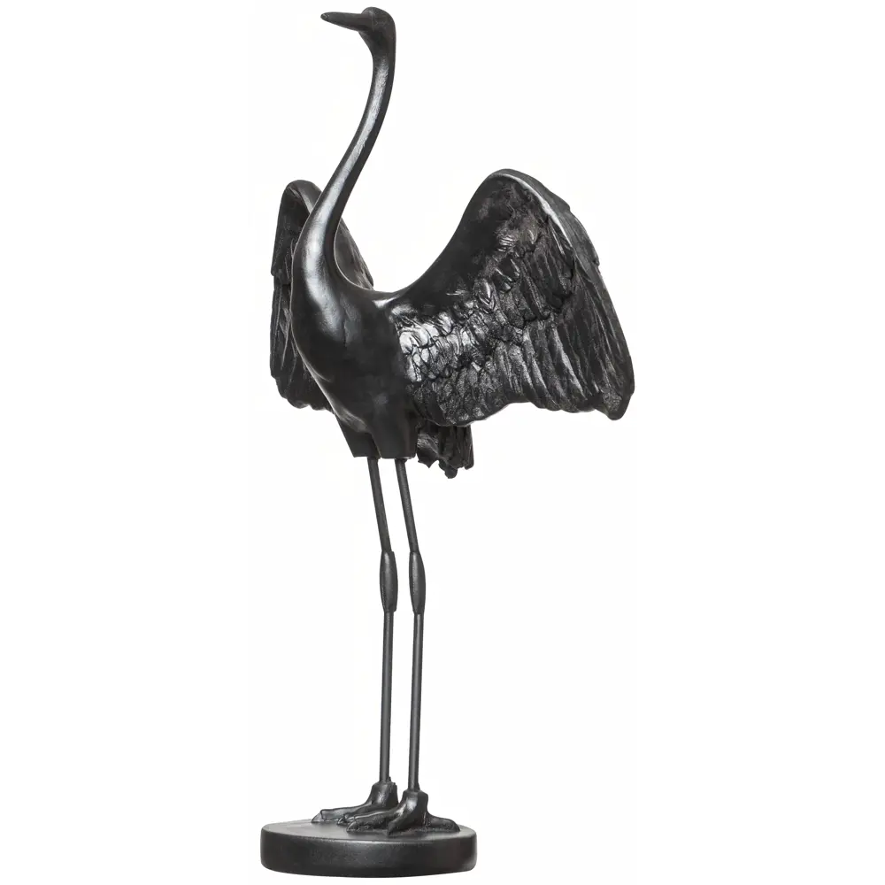 Статуэтка Цапля смола черный 32.8 см Santreyd STLM-2003938