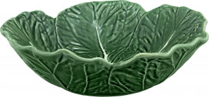10581748 Bordallo Pinheiro Салатник с резным краем Bordallo Pinheiro Капуста 29см, керамика Керамика