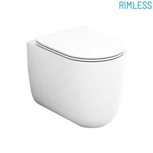 MIL110311 Приставной унитаз напольный Белый Olympia Ceramica Milady Италия