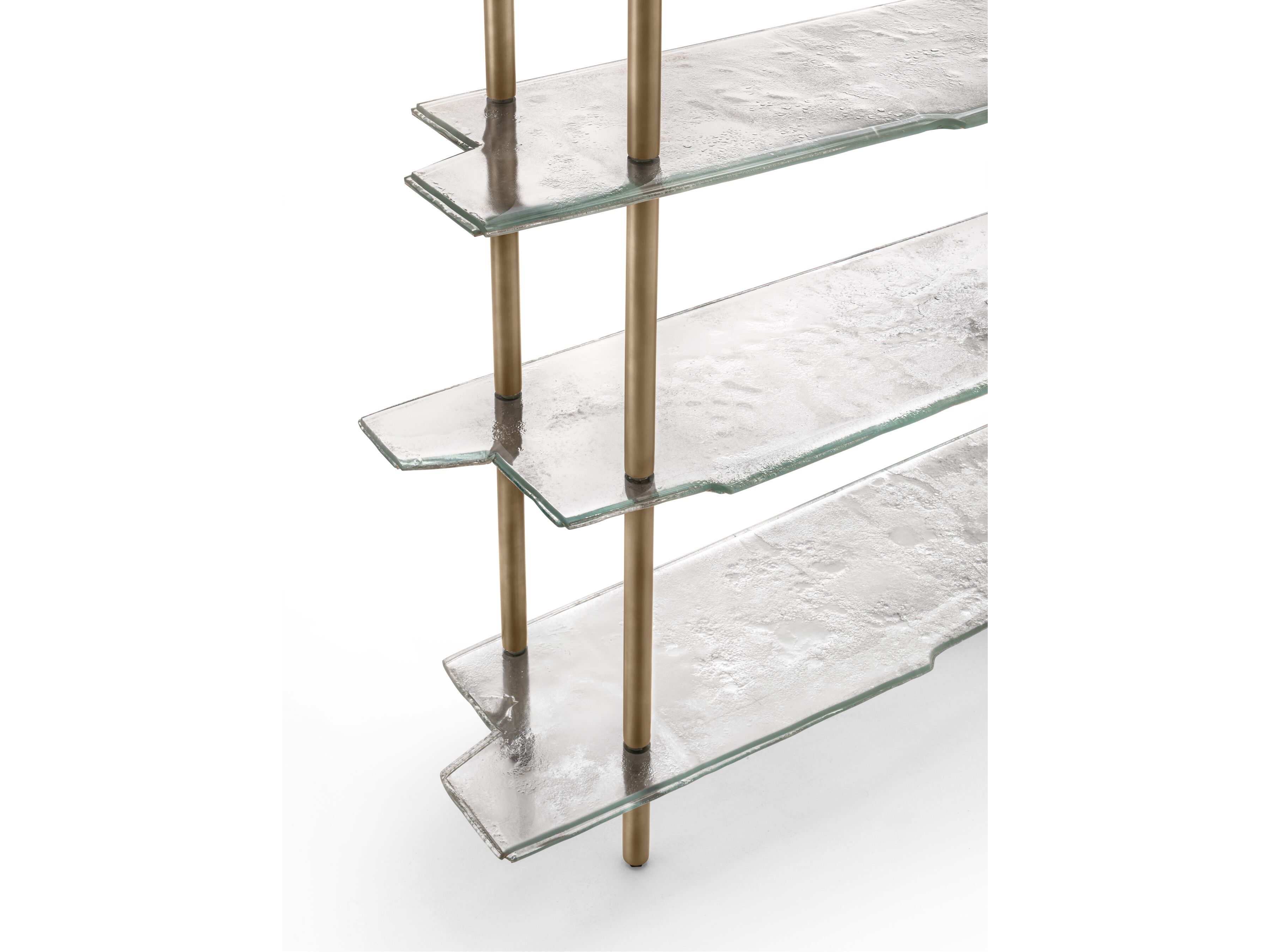 Книжный шкаф из стекла и металла ARTE VENEZIANA Melt ARCH-00064790 - Вид №1