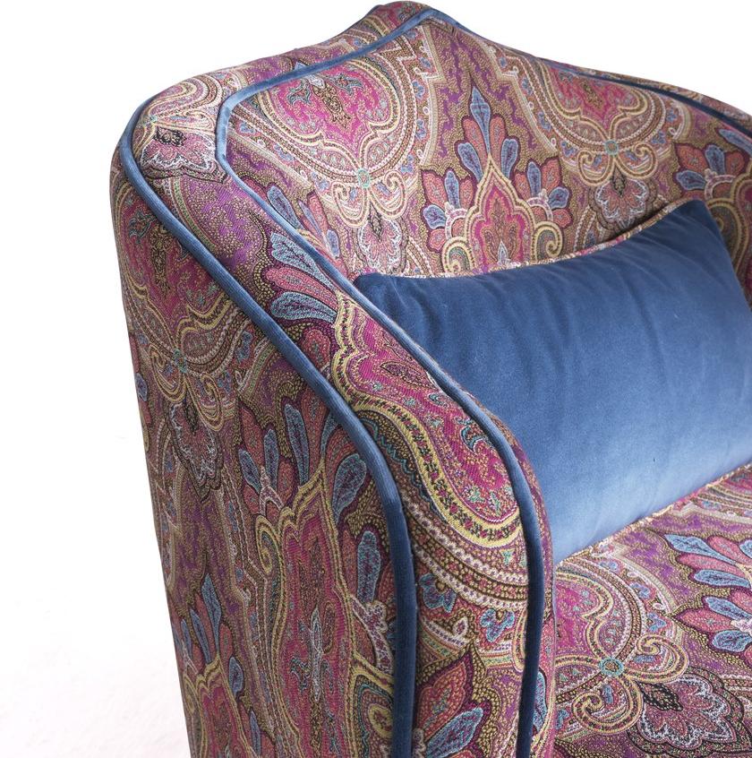 ETRO Home Interiors Кресло из ткани с подлокотниками Amina E.ami.228.a - Вид №2