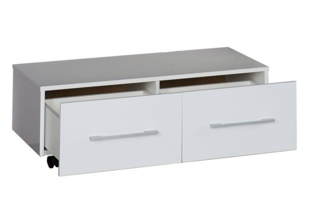 Тумба подкатная Aquanet Верона 90 белый (2 ящика) 00172337 - Вид №2