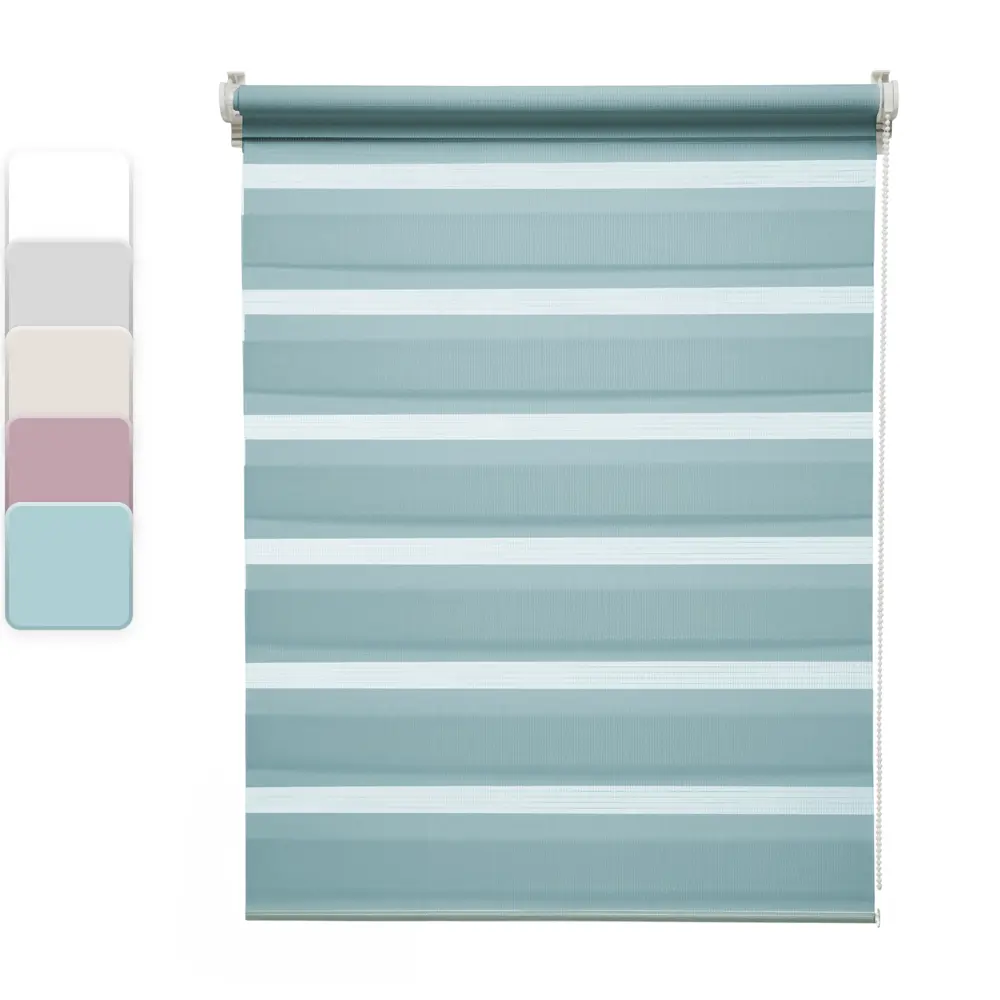 INSPIRE Peter - Рулонная штора день-ночь 120×175 см бирюза 85225662 STLM-0060096