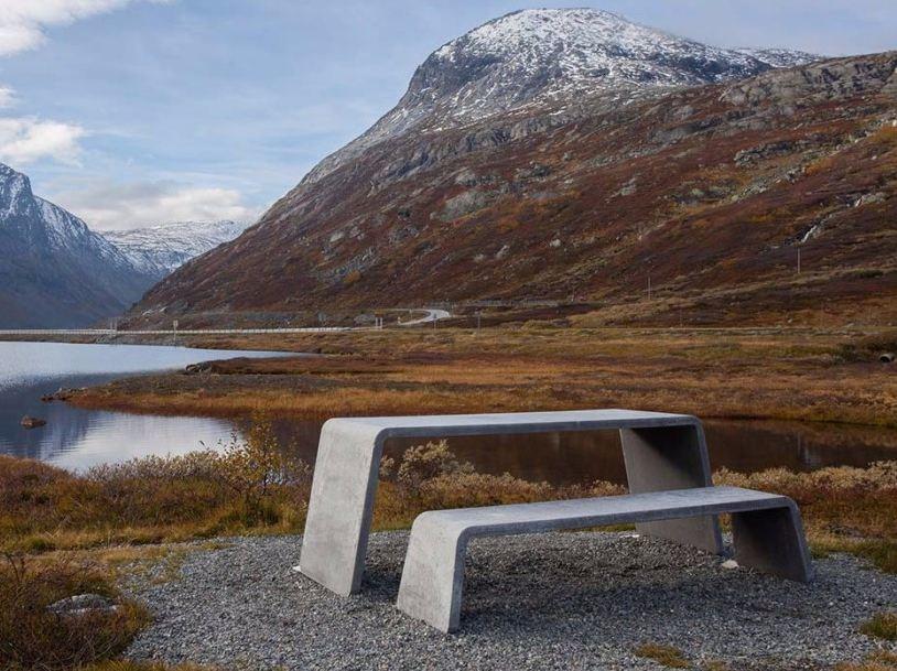 VESTRE Бетонная скамья без спинки Kyoto sun-id-1401643 - Вид №1