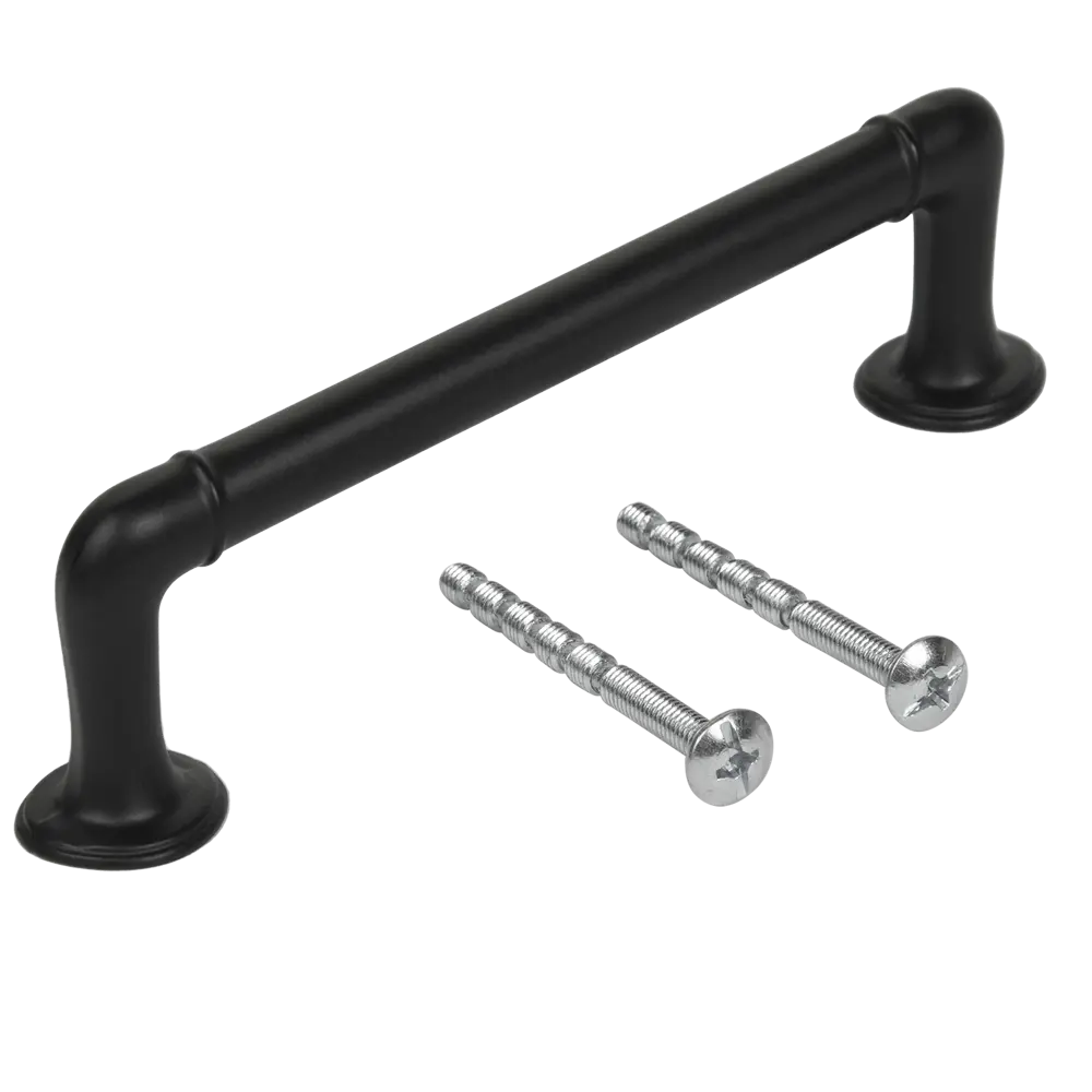 86858645 Ручка-скоба мебельная 237 96 мм цвет матовый черный STLM-1003990 Jet  - Вид №2