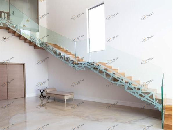 Siller Treppen Открытая лестница из дерева и стекла sun-id-1445975