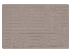 Прямоугольный однотонный коврик из вискозы