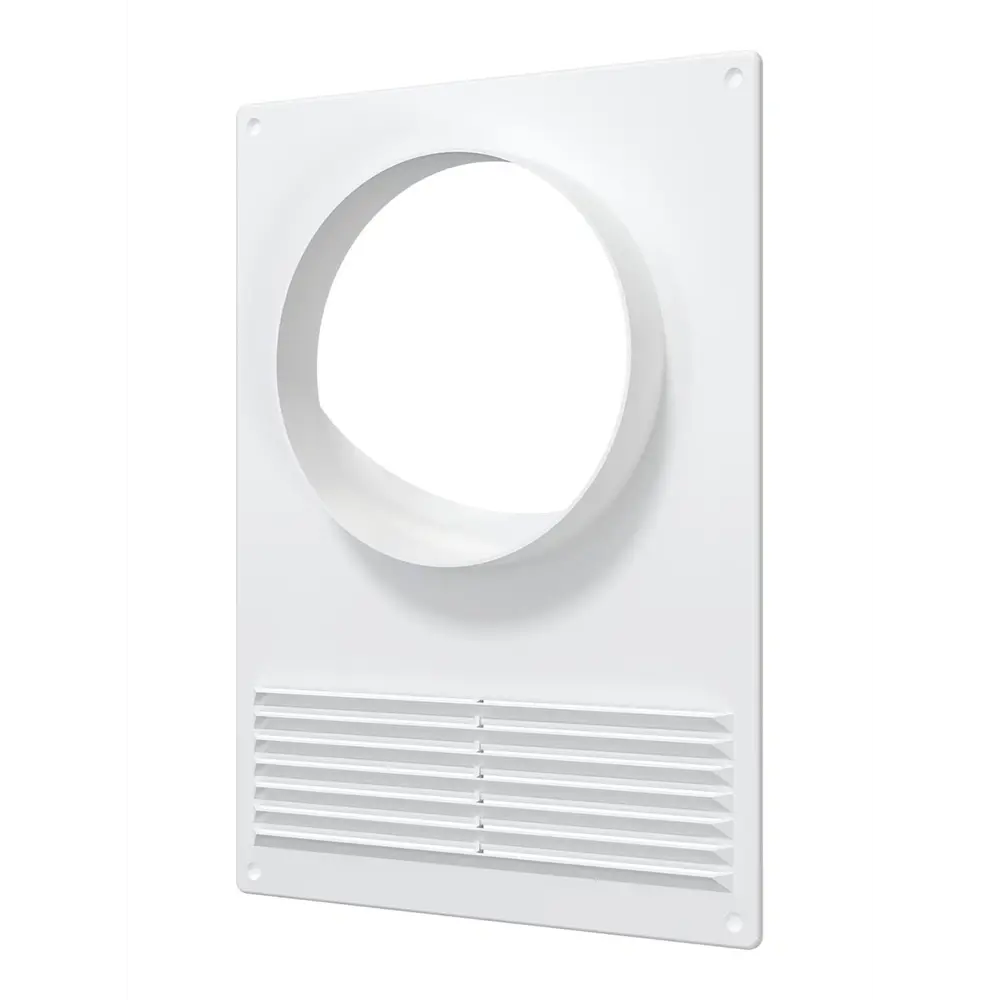Вентиляционная решетка с фланцем Fonet 180x250 мм пластик цвет белый STLM-2142407