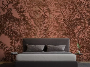 Affreschi & Affreschi Рулонные экологические обои из гипса с цветочными мотивами Season 1 Kw1802