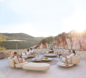 Ткань круглая Садовая кровать