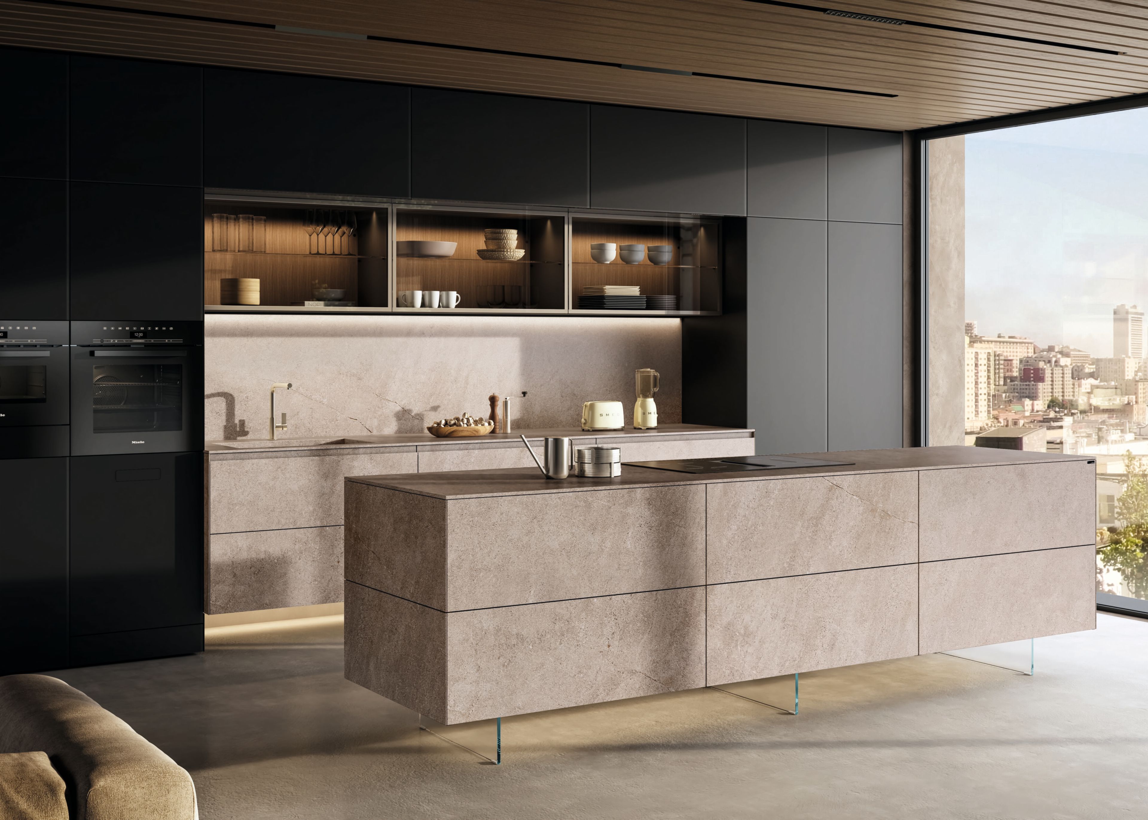 Кухня с островом Lago 36e8 CUT KITCHEN 2825 ARCH-00151398