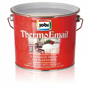 Эмаль алкидная для радиаторов Jobi Thermoemail (ТермоЭмаль) 0,9л