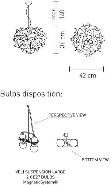 Slamp Подвесной светильник из медиflex Veli sun-id-1416759 - Вид №1