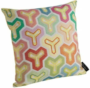 Roche Bobois Подушка с квадратным рисунком и съемным тканевым чехлом