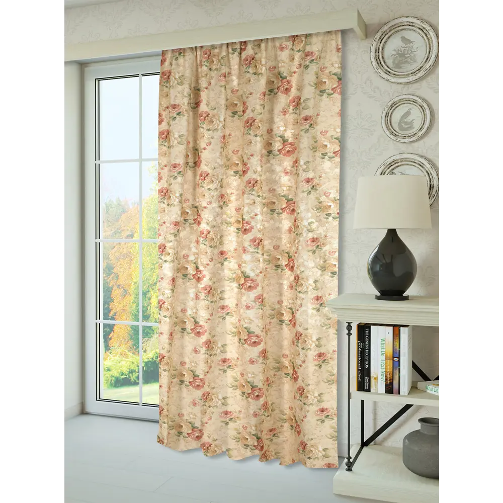 Ткань «Цветы интерио» 1 п/м 150 см цвет красный ТОРГОВЫЙ ДОМ ТЕКСТИЛЬ STLM-2149616 - Вид №8