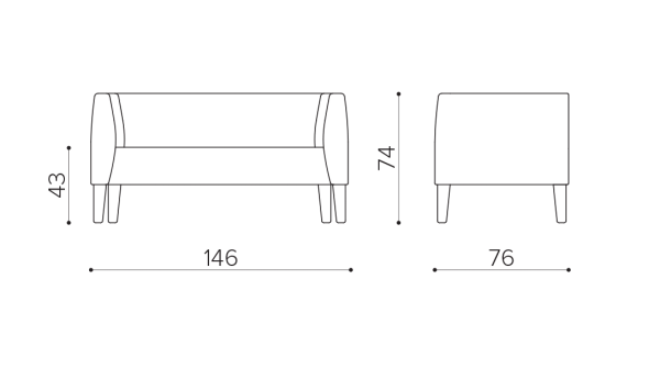 BB 2000 Кресло 146x74 см True Design Biblis - Вид №1