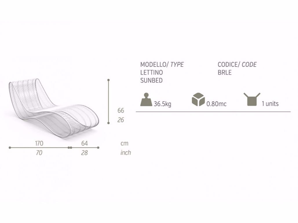 Стальной садовый шезлонг Talenti Breez ARCH-00031367 - Вид №6