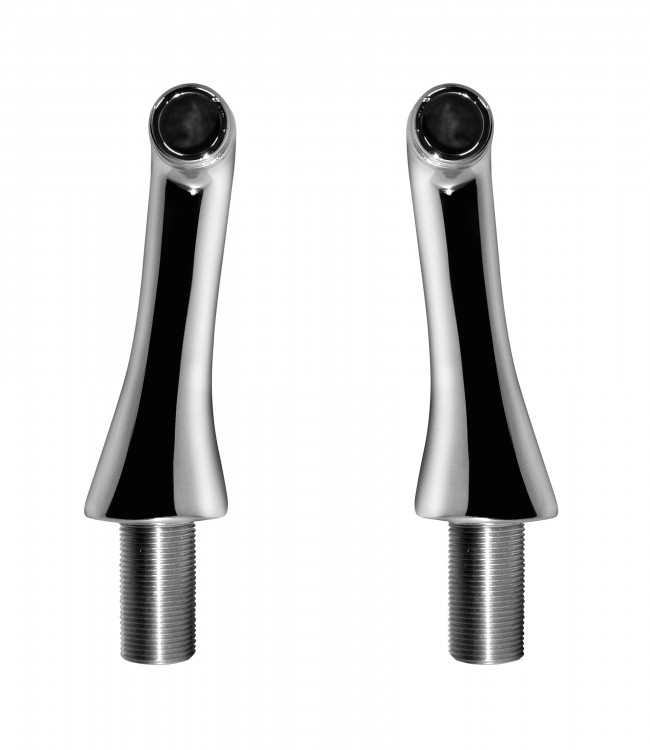 957 Пара соединительных стоек для настила Classic для наружного смесителя для ванны и душа. Bongio 