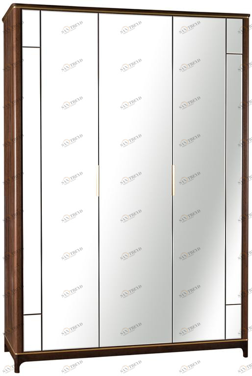 2494 Шкаф трехстворчатый с зеркалами Модерн Дуб Гладстоун R-HOME 4009276H_Гладстоун